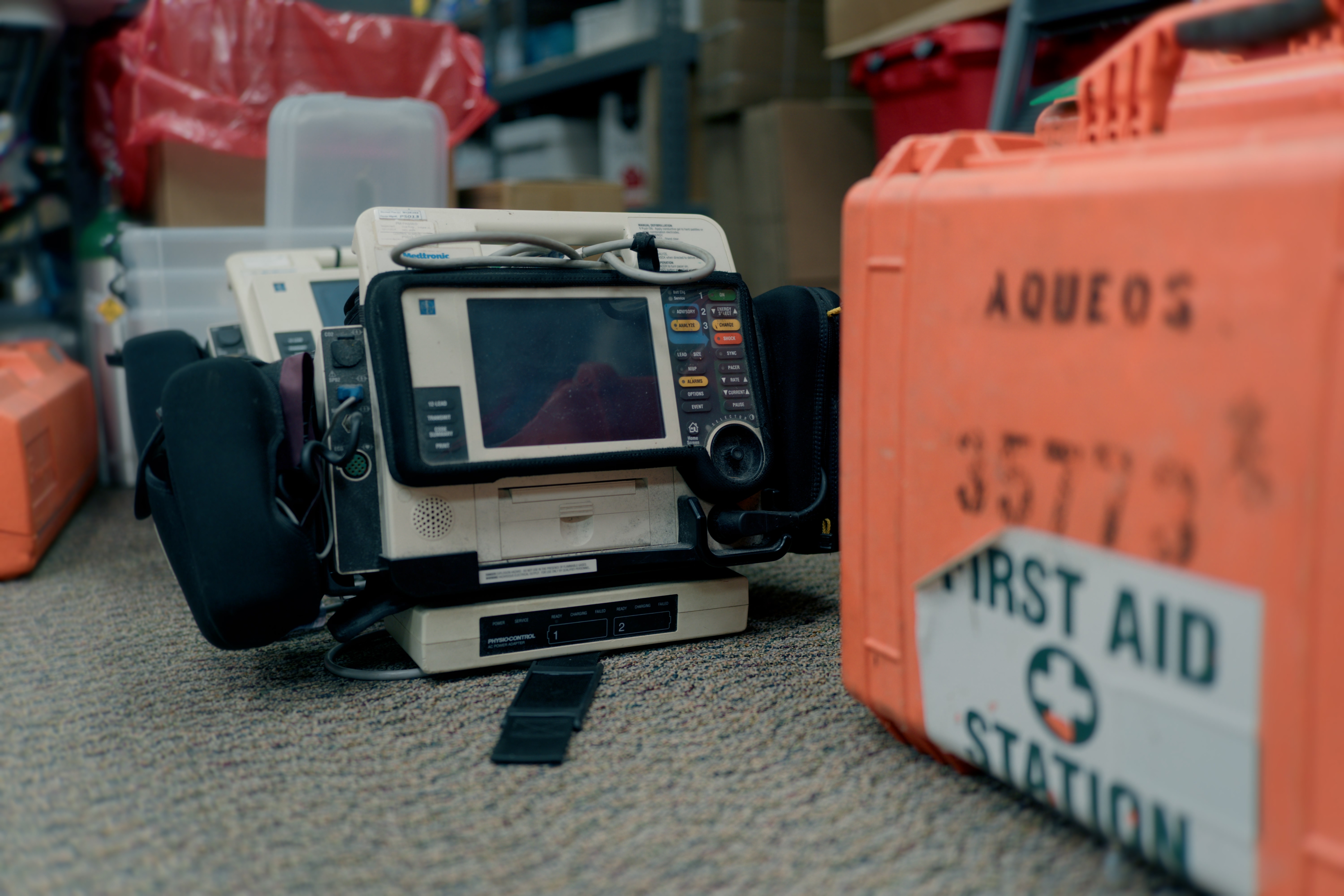 Monitor and First Aid Case