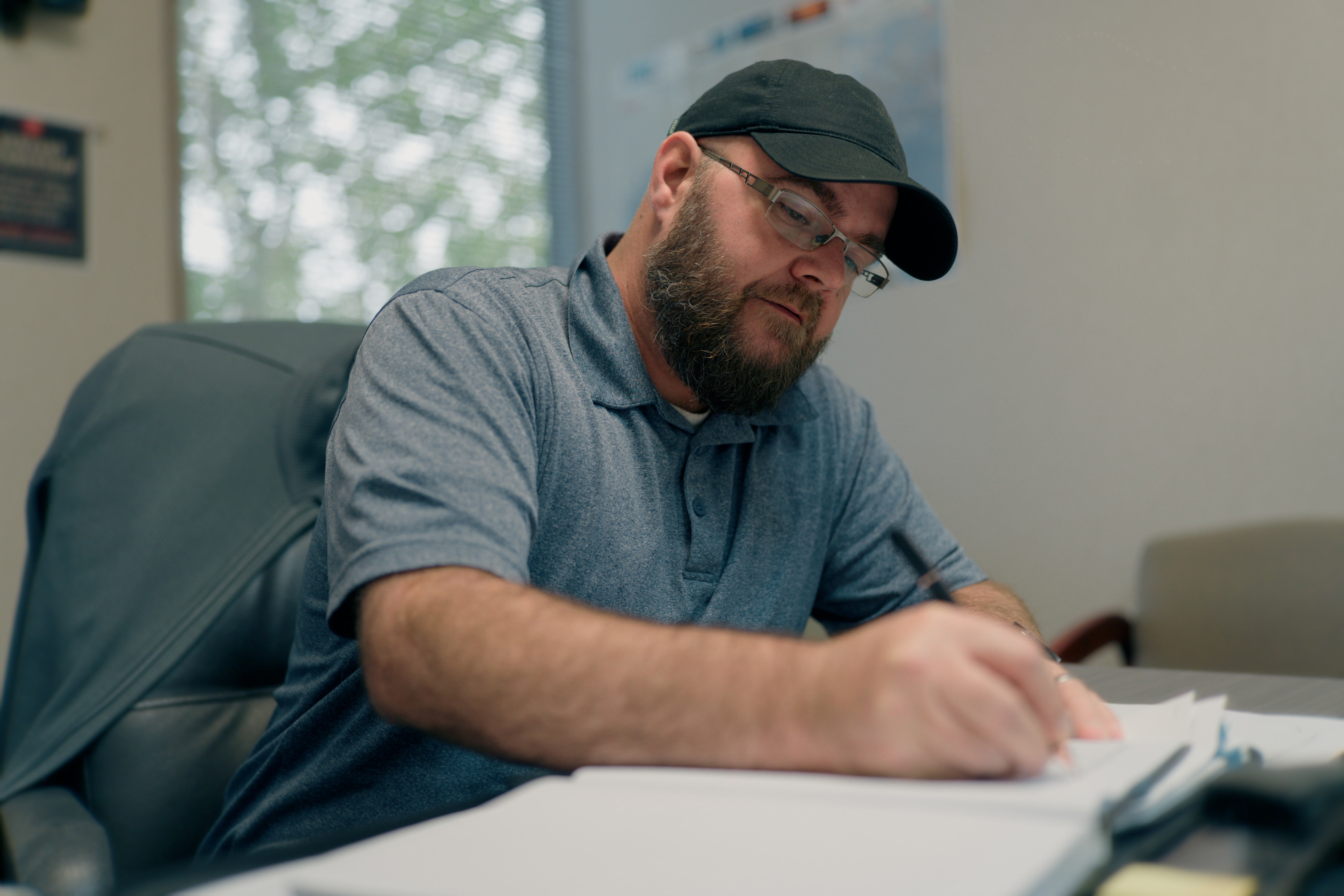 Paperwork at the Desk
