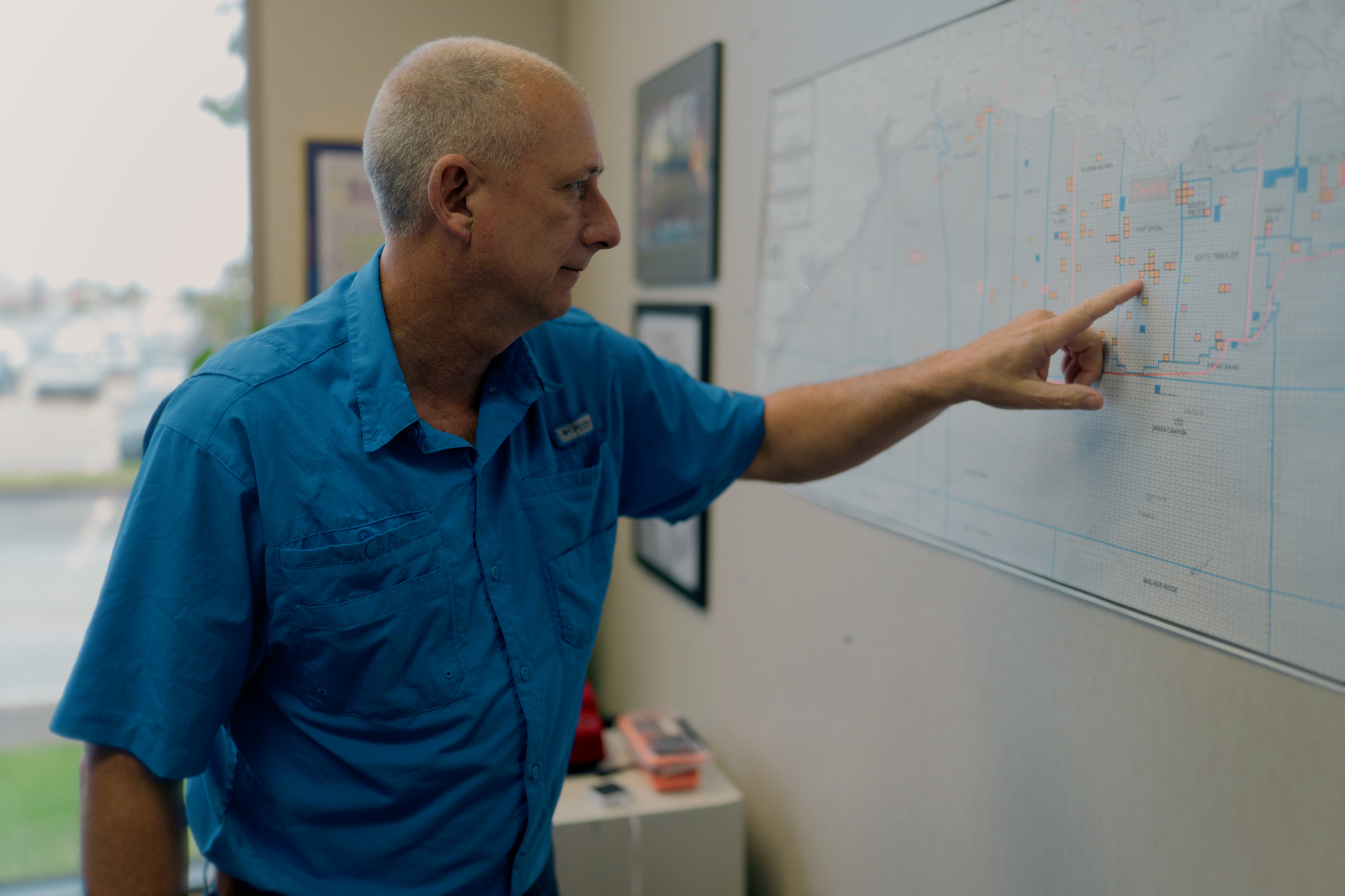 Pointing at the Map