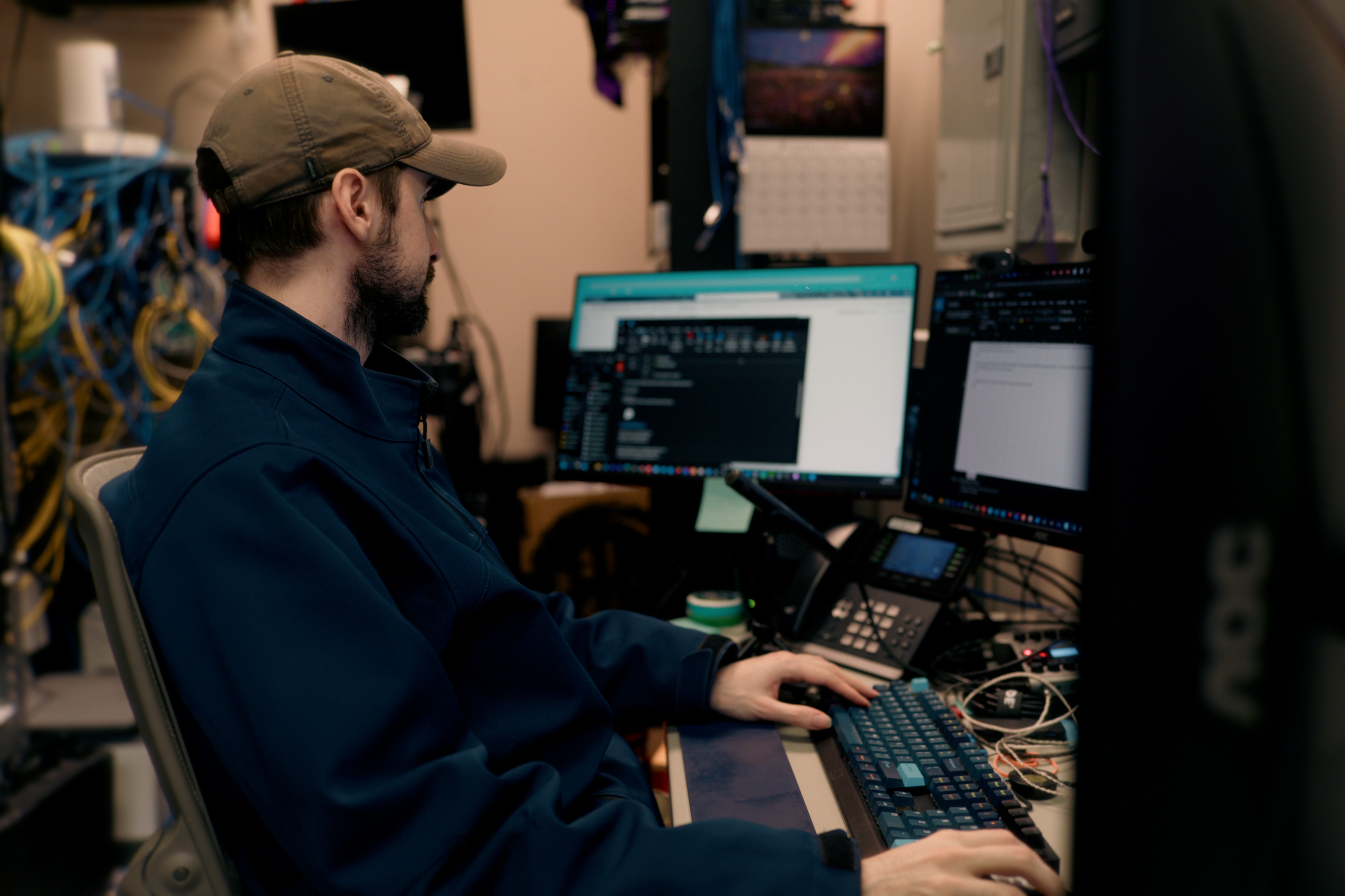 At the Workstation