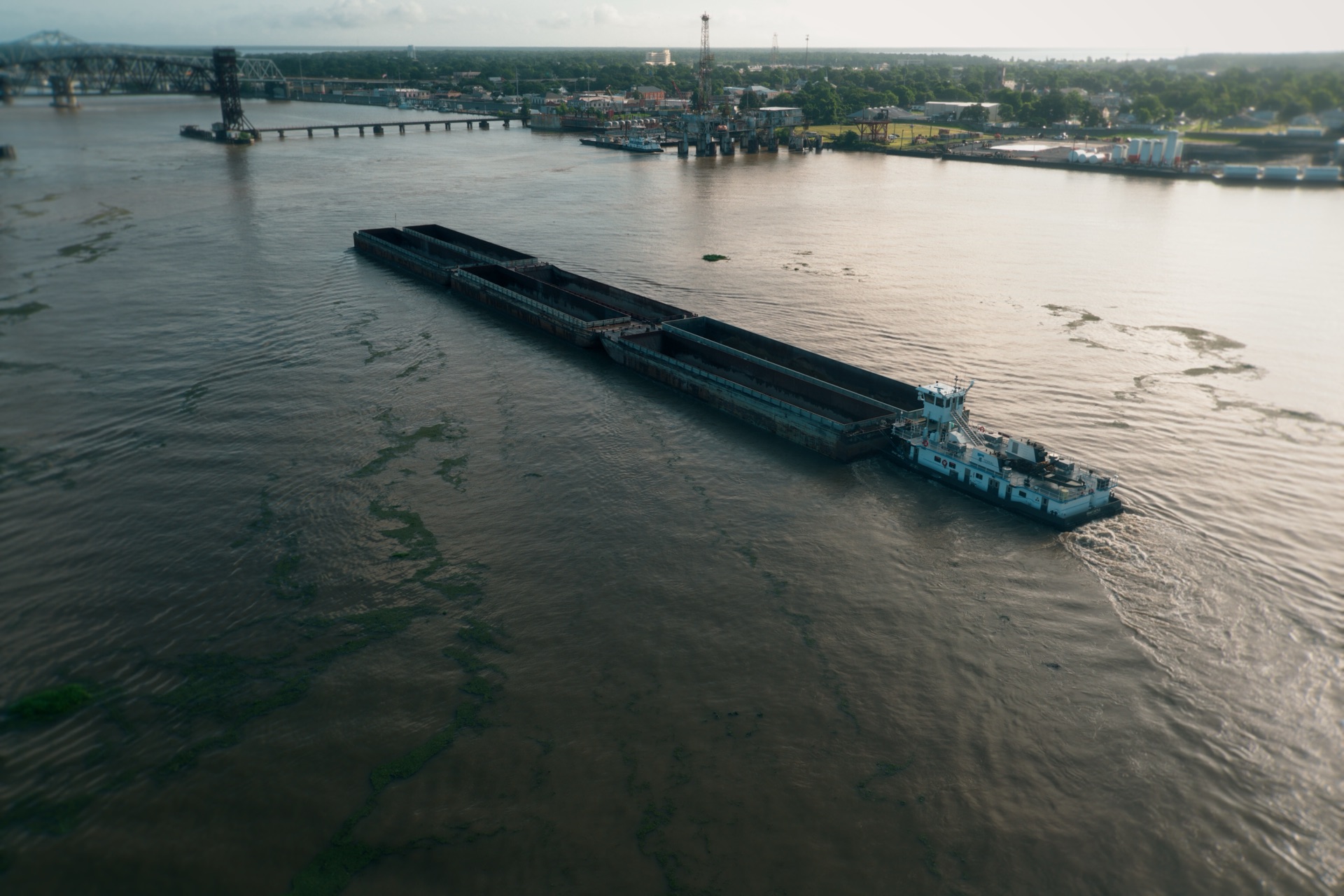 Barges on the River
