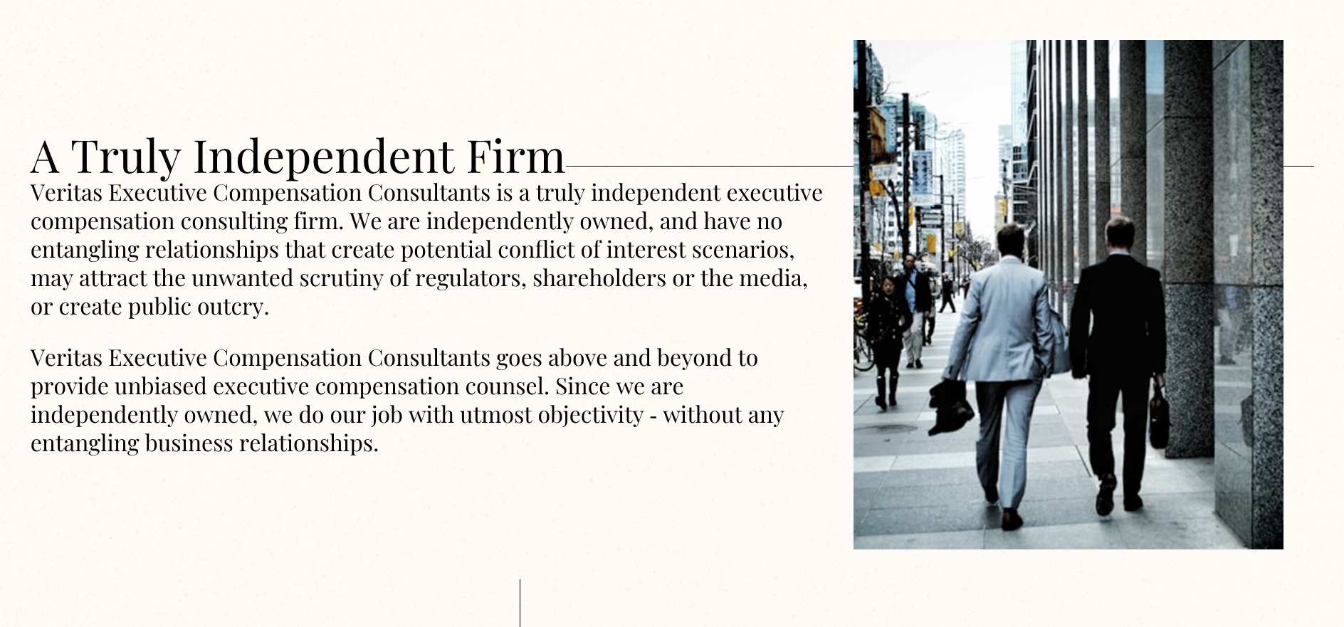 A Truly Independent Firm