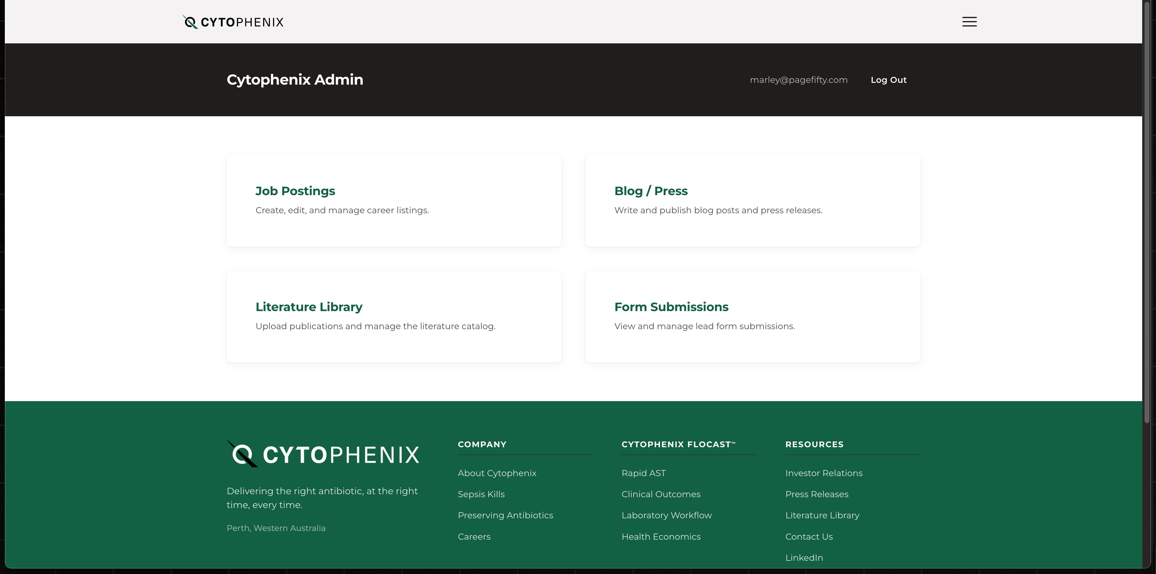 Admin Backend Panel